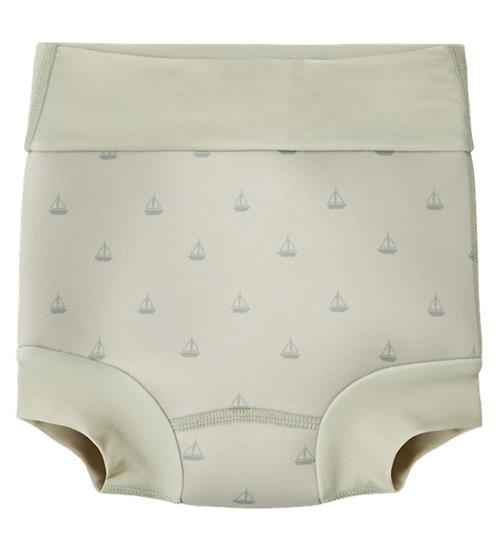 Lil Atelier Lil' Atelier Blebadebukser - NbmFero - Moss Gray