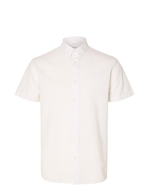 Selected Homme Slhreg-Sun Shirt Ss Noos Selected Homme White