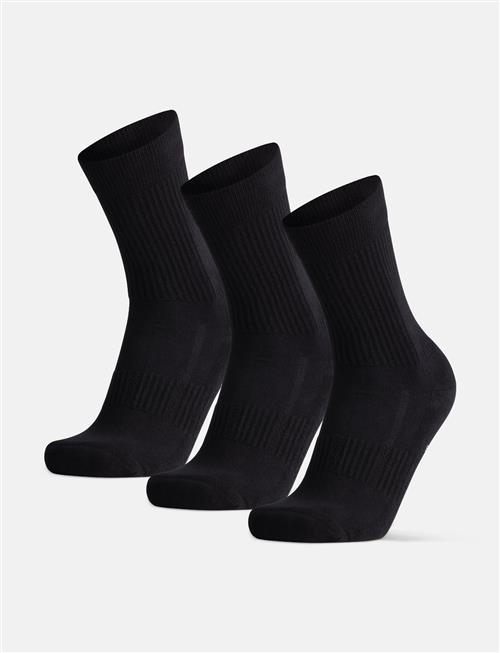 Danish Endurance Tennis Crew Socks 3-Pack Danish Endurance Black