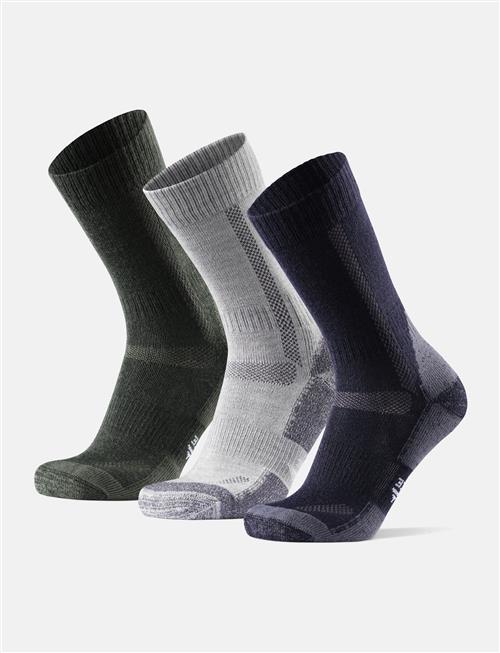 Danish Endurance Classic Merino Wool Hiking Socks 3 Pack Danish Endurance Patterned