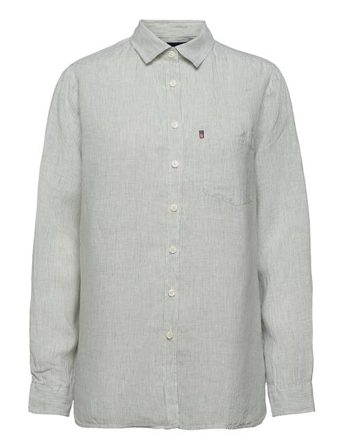 Isa Linen Shirt Lexington Clothing Blue