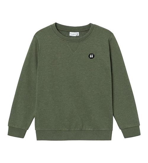 Se Name It Name It Sweatshirt - Noos - NkmVimo - Rifle Green ved KidsWorld