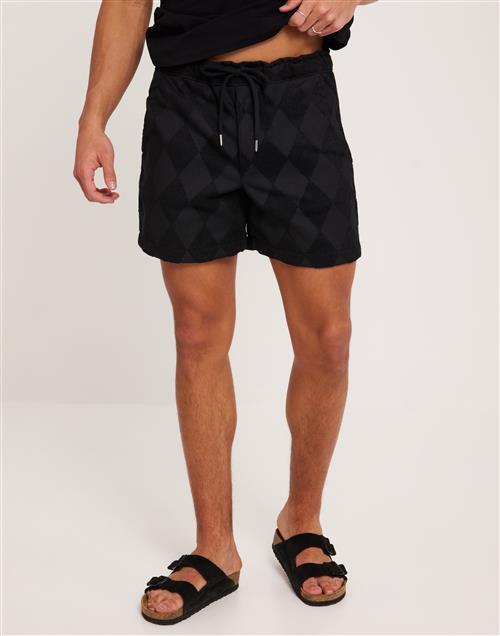 OAS Terry Shorts Joggingshorts Black Diamond