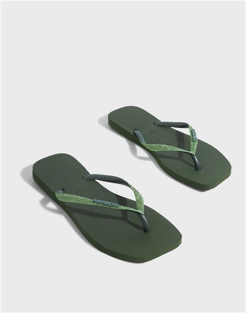 Havaianas - Grøn - Hav Square Glitter