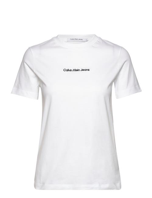 Calvin Klein Jeans Institutional Straight Tee Calvin Klein Jeans White