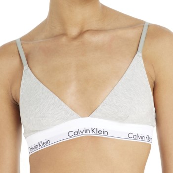 Calvin Klein Bh Modern Cotton Triangle Unlined Gråmelerad Small Dame