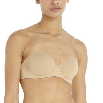 Calvin Klein Bh Strapless Bra Beige A 70 Dame