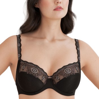 Conturelle by Felina Felina Conturelle Festival Wired Bra Bh Sort B 80 Dame