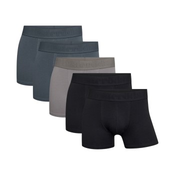 Resteröds 5P Organic Cotton Boxer Flerfarvet økologisk bomuld Large Herre