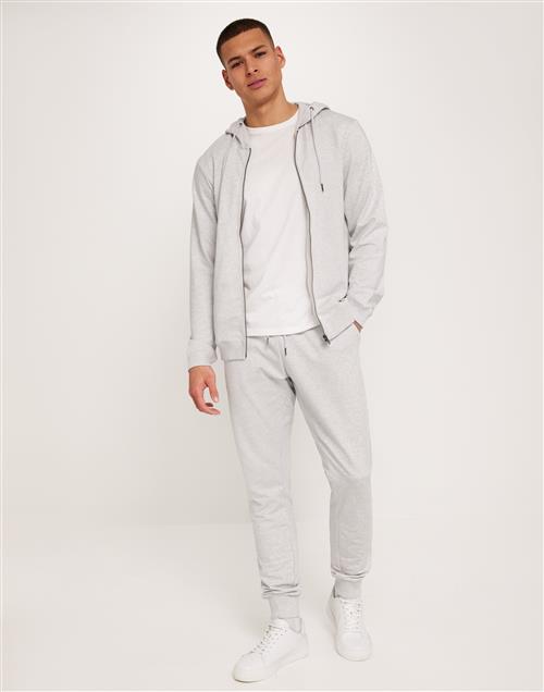 Bread & Boxers Lounge Pant Joggingbukser Light Grey Melange