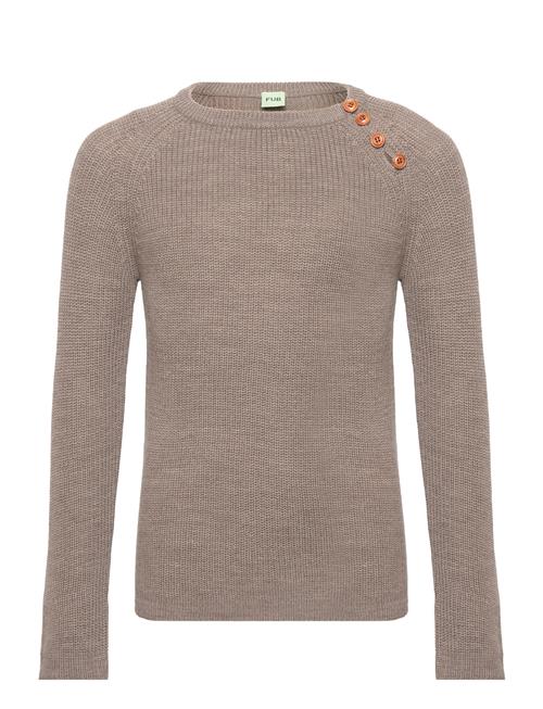 Se FUB Rib Sweater FUB Beige ved Booztlet