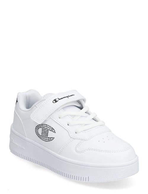 Se Champion Rd18 Platform Glitter G Ps Low Cut Shoe Champion White ved Booztlet