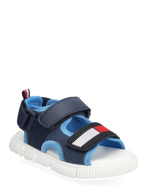 Se Tommy Hilfiger Velcro Sandal Tommy Hilfiger Blue ved Booztlet