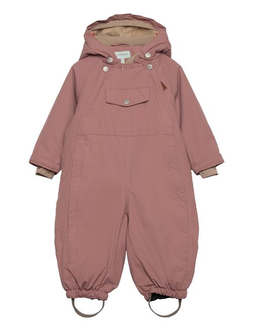 Se Mini A Ture Wisti Fleece Lined Snowsuit. Grs Mini A Ture Pink ved Booztlet