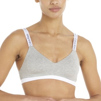 Calvin Klein Bh Modern Cotton Light Lined Bralette Grå Small Dame