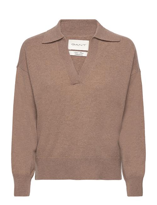 GANT Superfine Lambswool Rugger GANT Brown