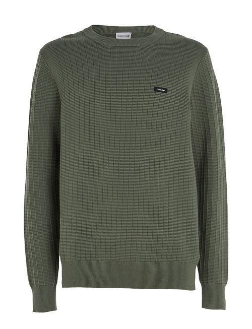 Se Calvin Klein Structure Sweater Calvin Klein Green ved Booztlet