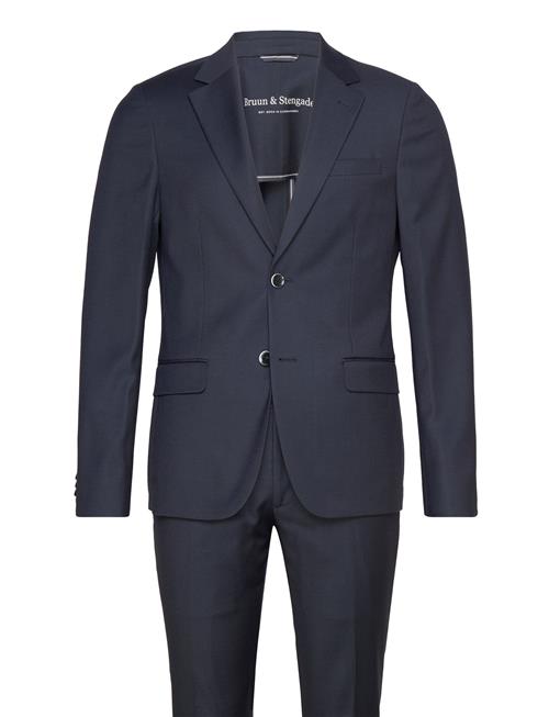 Se Bruun & Stengade Bs Napa Slim Fit Suit Set Bruun & Stengade Navy ved Booztlet