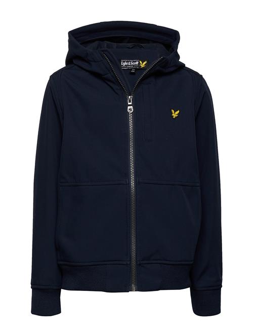 Se Lyle & Scott Junior Soft Shell Jacket Lyle & Scott Junior Blue ved Booztlet