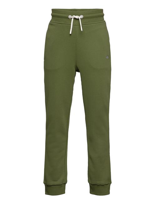 Se GANT Shield Sweat Pant GANT Green ved Booztlet