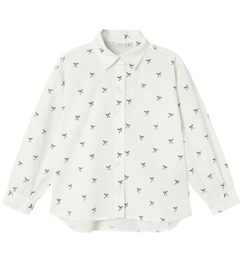 Name It Oversize Lang Skjorte - NkfHilippas - Bright White