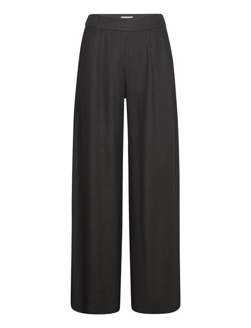 Se Vila Vijolanda Hw Pleated Pants - Noos Vila Black ved Booztlet