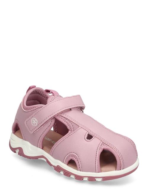 Color Kids Baby Sandals W. Velcro Strap Color Kids Pink