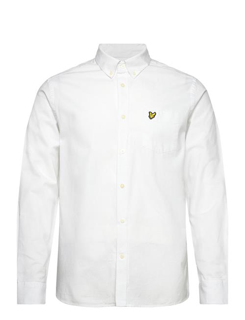 Cotton Linen Button Down Shirt Lyle & Scott White