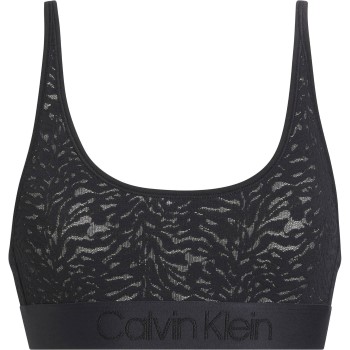 Calvin Klein Bh Intrinsic Lace Bralette Sort Medium Dame