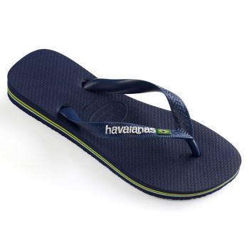 Havaianas Kids Brasil Logo Marineblå Str 27/28 Barn