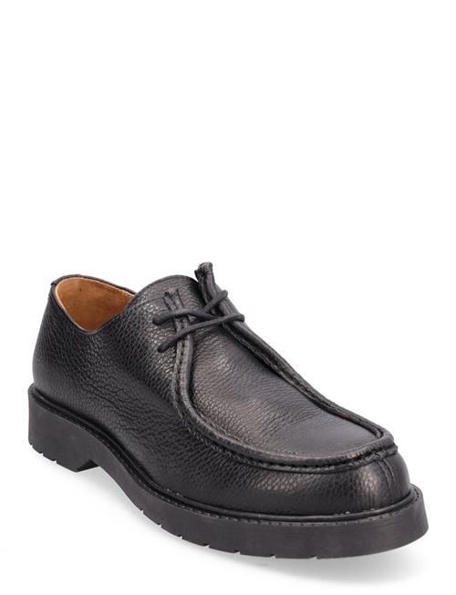 Selected Homme Slhtim Leather Moc-Toe Shoe Selected Homme Black