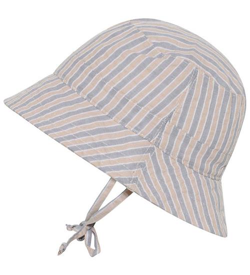 Se MP MP BÃ¸llehat - UV50+ - Mavis - Stone Blue/Stripes ved KidsWorld