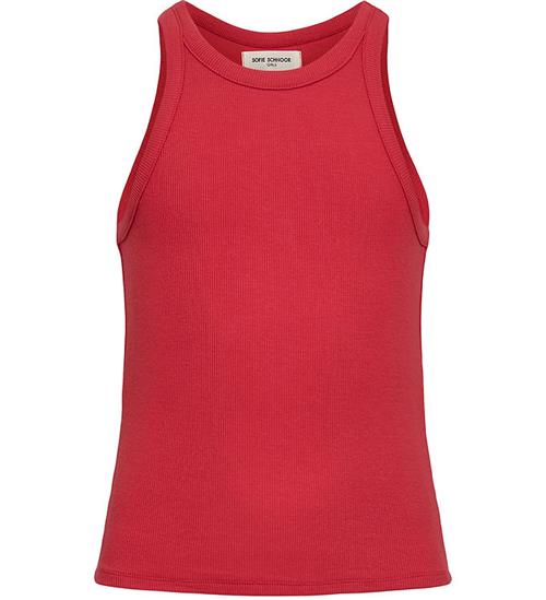 Sofie Schnoor Sofie Schnoor Top - Rib - Berry Red