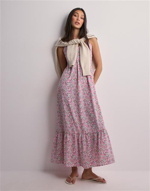 Pieces - Blomstret - Pcsade Strap Long Dress Noos Bc