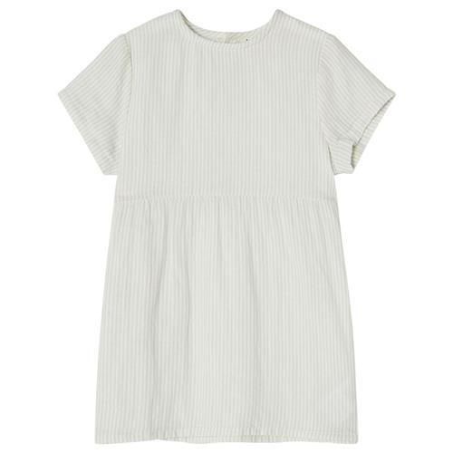 Se Buddy & Hope GOTS Mia Stribet Kjole Blå 86/92 cm  Blå  86/92 cm  kvinde ved Babyshop