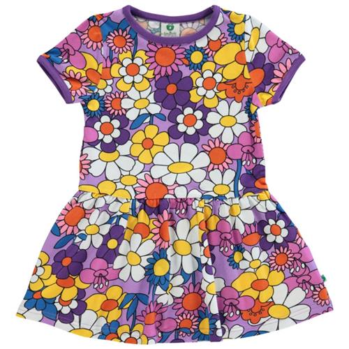 Se Småfolk Blomstret Kjole Viola | Lilla | 4-5 years ved Babyshop