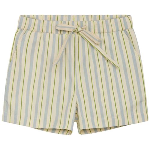 Flöss Bobby Shorts Blue/Green Stripe | Blå | 86 cm