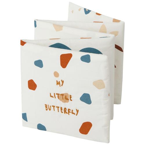 Se Fabelab Little Butterfly Blød Aktivitetsbog | Hvid | 0-3 ved Babyshop