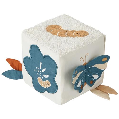 Se Fabelab Blød Aktivitetskube Little Butterfly | Hvid | 0-3 ved Babyshop