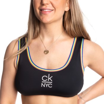 Calvin Klein Pride Bralette Bikini Sort Large Dame