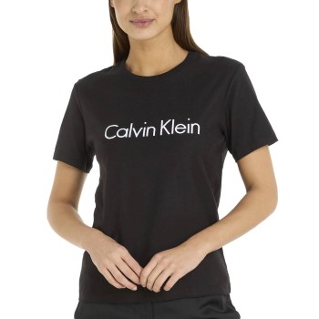 Calvin Klein SS Crew Neck Sort bomuld Small Dame