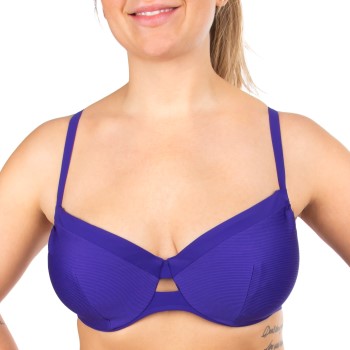 Chantelle Vibrant Covering Underwire Bikini Bra Blå F 75 Dame