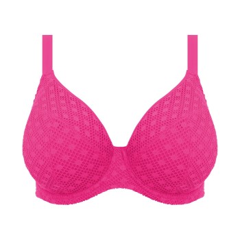 Elomi Bazaruto Underwire Plunge Bikini Top Rosa polyamid F 80 Dame