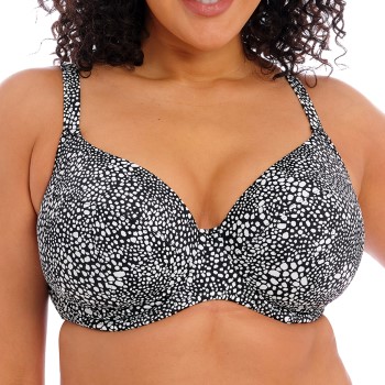 Elomi Pebble Cove Underwire Plunge Bikini Top Sort F 90 Dame