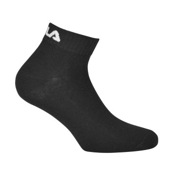 FILA Strømper 3P Quarter Plain Socks Sort Str 35/38