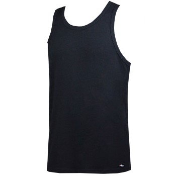 FILA Round Neck Tank Top Sort bomuld X-Large Herre