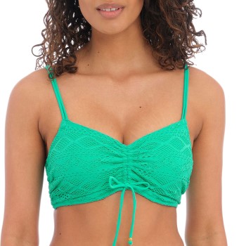 Freya Sundance Uw Bralette Bikini Top Jade/Grøn nylon D 80 Dame