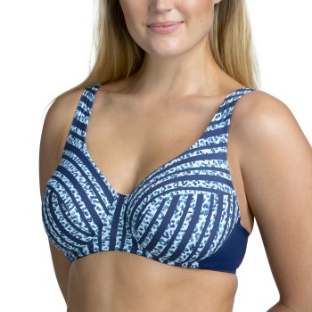 Miss Mary of Sweden Miss Mary Bondi Underwire Bikini Bra Blå Mønster polyamid B 80 Dame