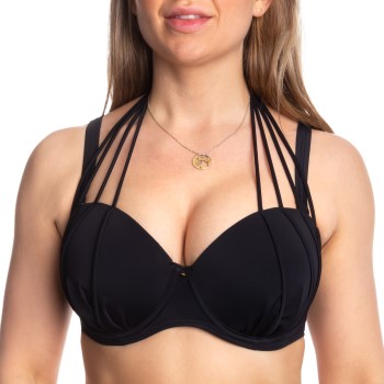 Missya Rose Bikini Strapless Halterneck Sort E 85 Dame