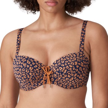 PrimaDonna Punta Rata Padded Balcony Bikini Top Marine mønster D 90 Dame